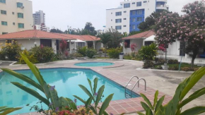 Departamento playero con piscina a 5 min de Tonsupa